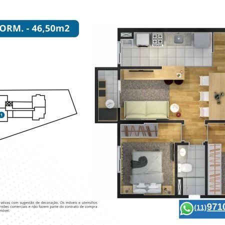 Planta 46m - Venturi Santo Andre