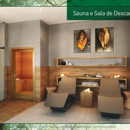 Sauna e Sala de descanso - Vida Bella Lorenzini