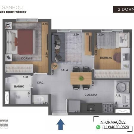 Planta-2-dorms-Tutto-Jardim