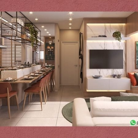 Living - Residencial Santorino Santo Andre