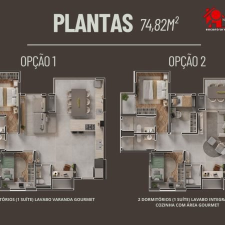 3Planta 74m - Landscape Pereira Barreto