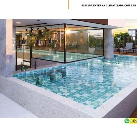 Piscina Climatizada com Bar - Aya Ribeirao Pires Home Resort