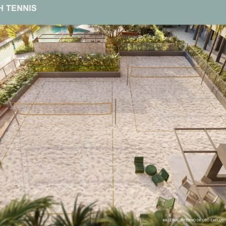 Quadras de Beach Tennis - Casa Espaço Ceramica