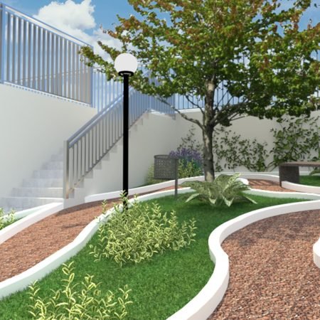 PISTA CAMINHADA E JARDIM - Genesis Residencial