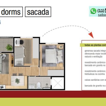 Planta 46m² (2) - Way Aramaçan